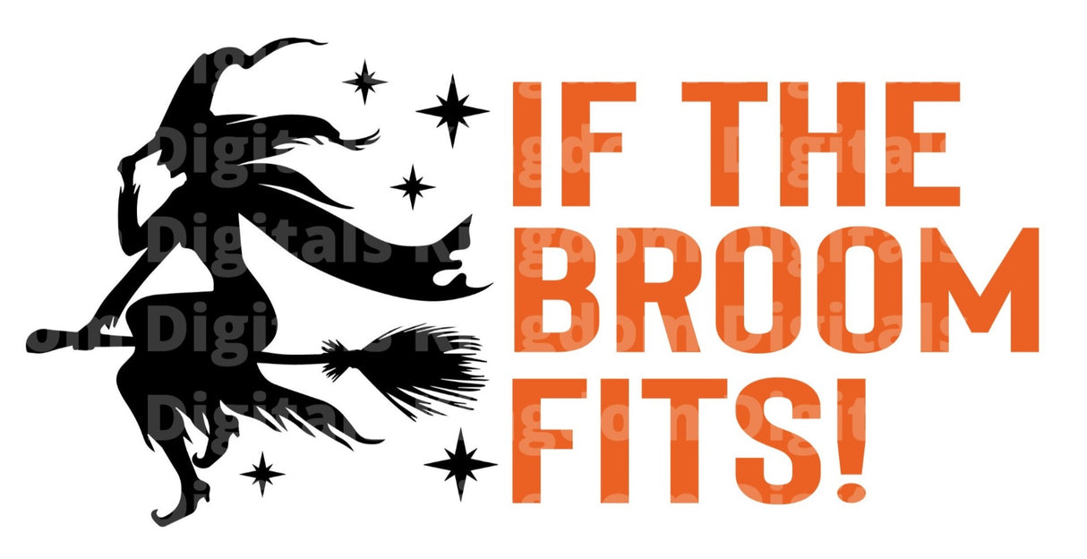 If the broom fits! SVG Cut File