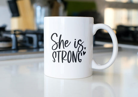 She Is Strong SVG Cut File