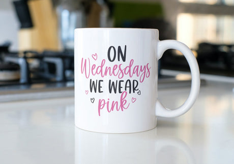 On Wednesdays We Wear Pink SVG Cut File