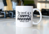 The Secret of a Happy Marriage Remains a Secret SVG Cut File