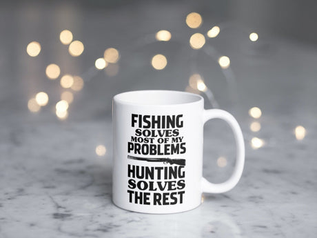 Fishing Solves Most Problems SVG Cut File