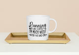 Running is Like Coffee SVG Cut File