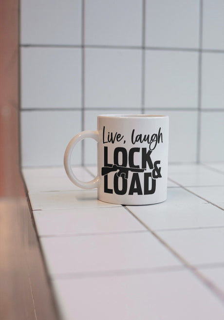 Live Laugh Lock & Load SVG Cut File