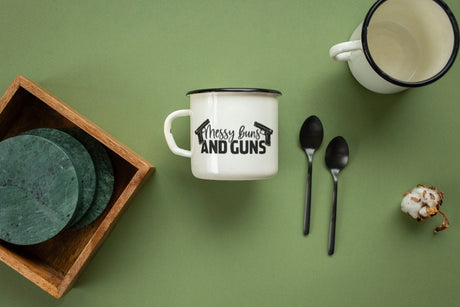 Messy Buns & Guns SVG Cut File