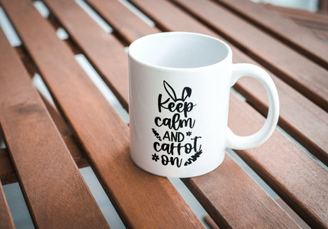 Keep Calm and Carrot On SVG Cut File