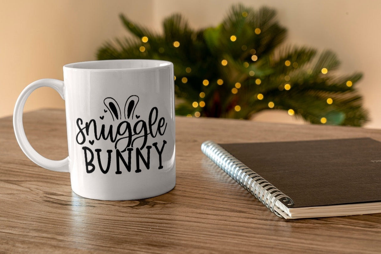 Snuggle Bunny SVG Cut File