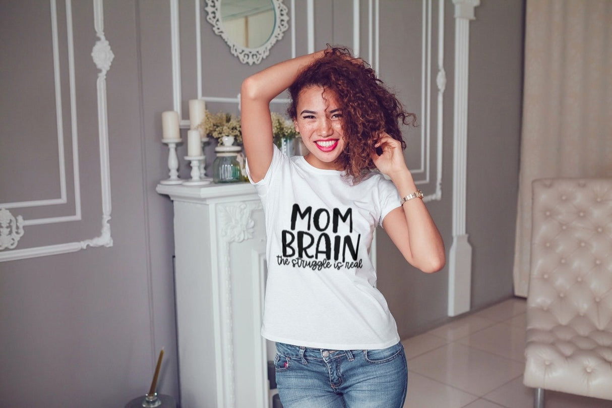 Mom Brain The Struggle Is Real SVG Cut File
