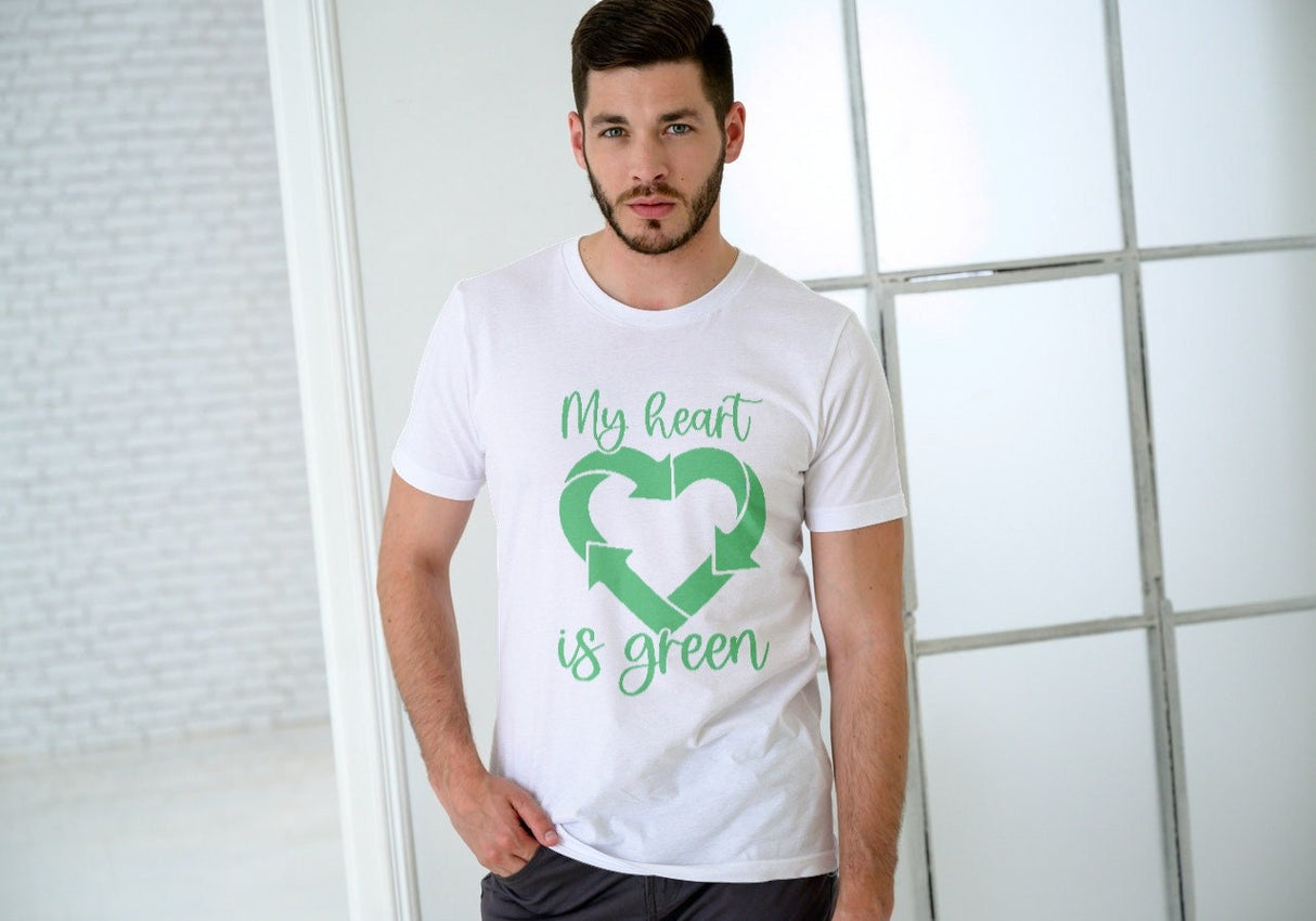 My Heart Is Green SVG Cut File