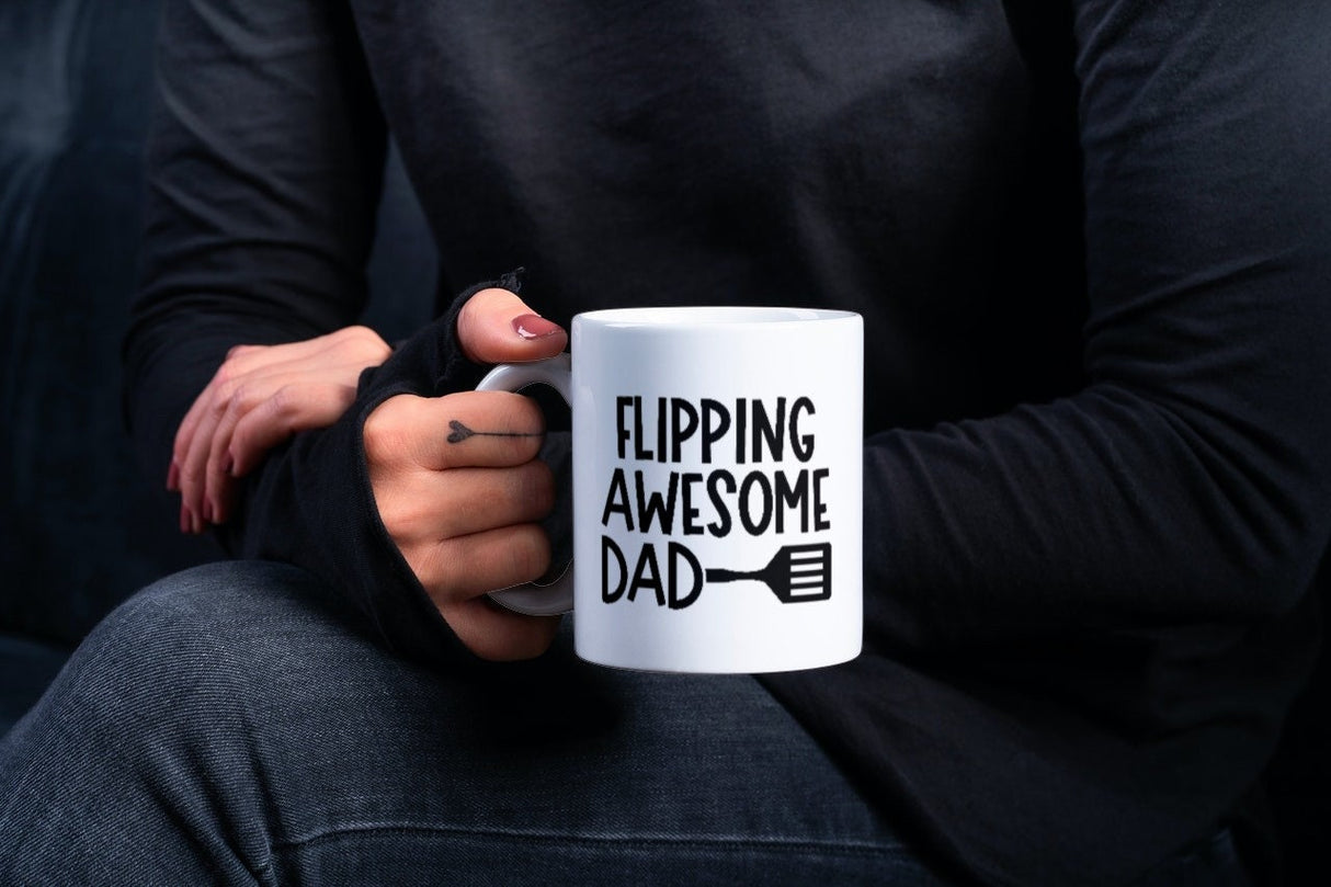 Flipping Awesome Dad SVG Cut File