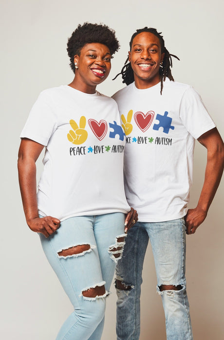 Peace Love Autism SVG Cut File
