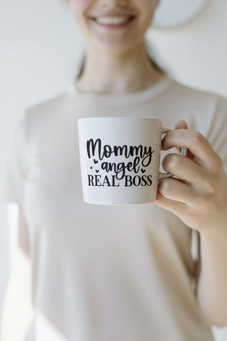 Mommy Angel Real Boss SVG Cut File