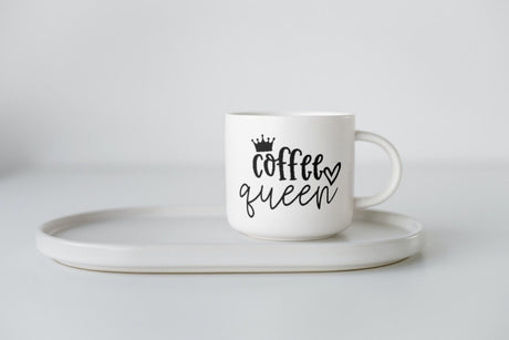 Coffee Queen SVG Cut File