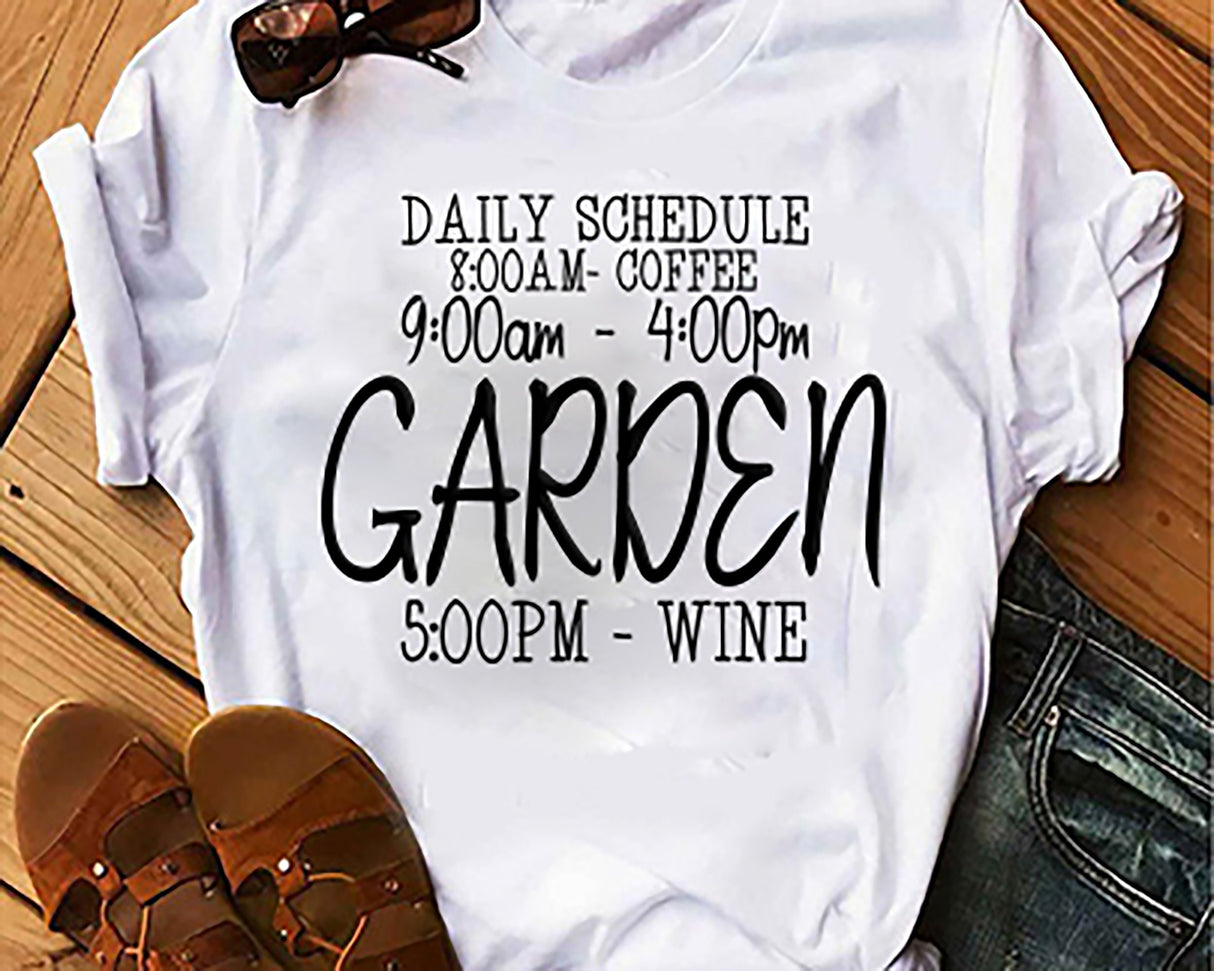 Gardening Schedule SVG Cut File