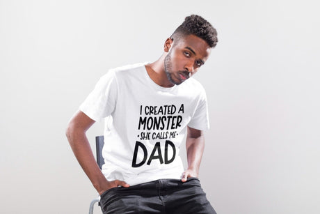 I Created a Monster She Calls Me Dad SVG Cut File