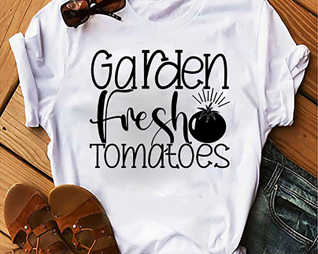 Garden Fresh Tomatoes SVG Cut File