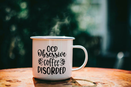 OCD Obsessive Coffee Disorder SVG Cut File