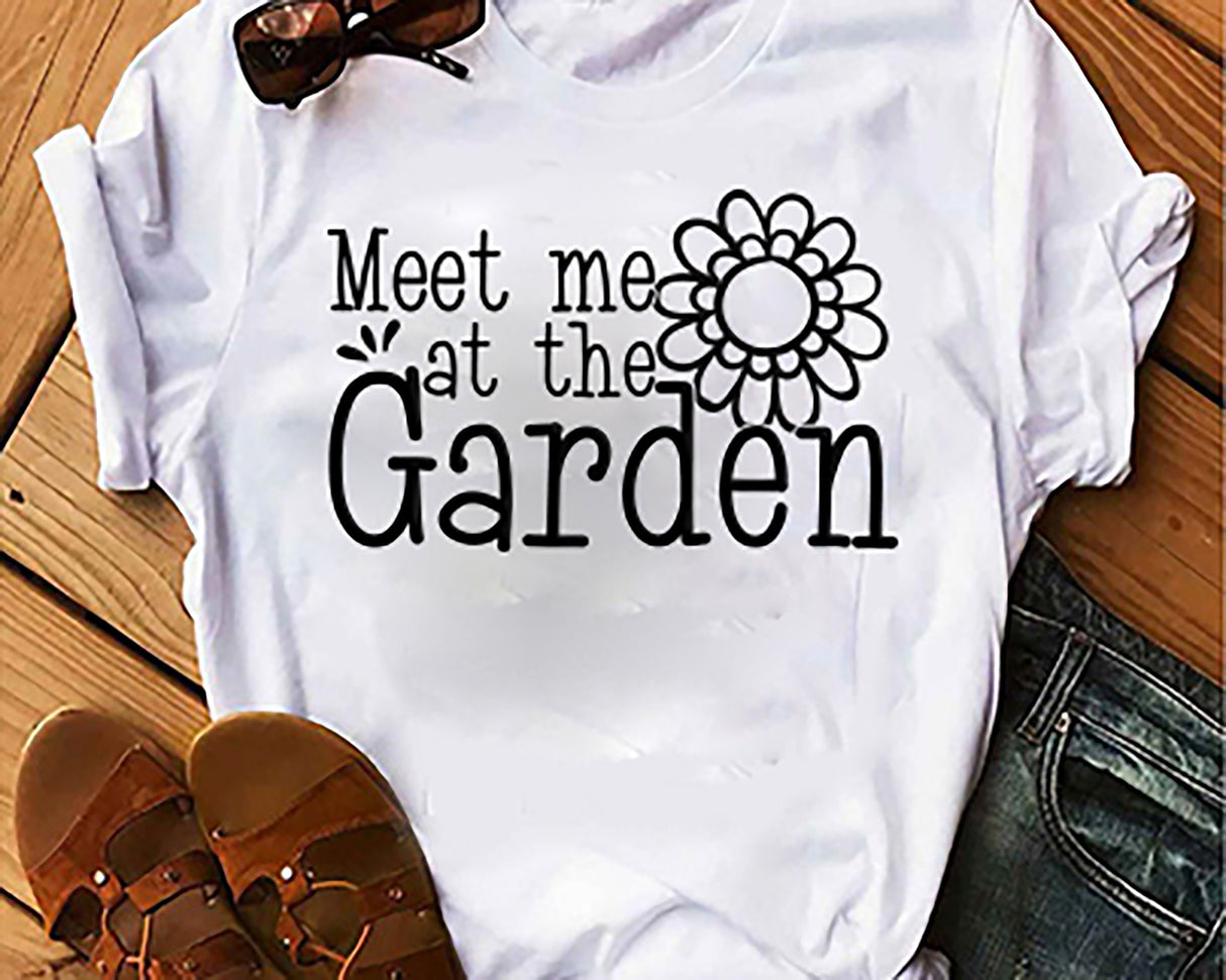Meet me in the Garden SVG Cut File