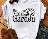 Meet me in the Garden SVG Cut File