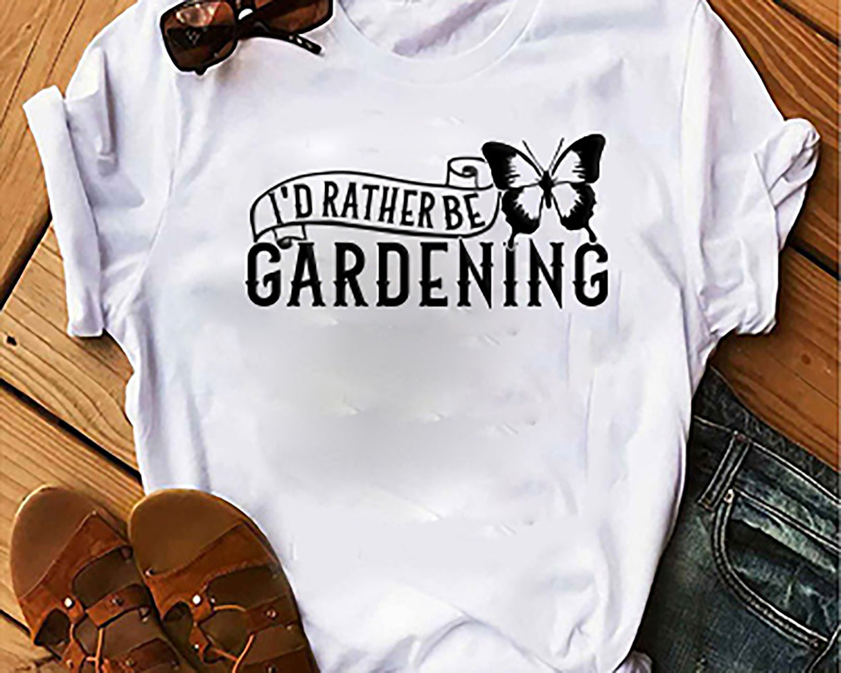 Id Rather Be Gardening SVG Cut File