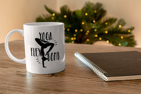 Yoga Flex Bomb SVG Cut File