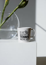 Eat Sleep Tennis Repeat SVG Cut File