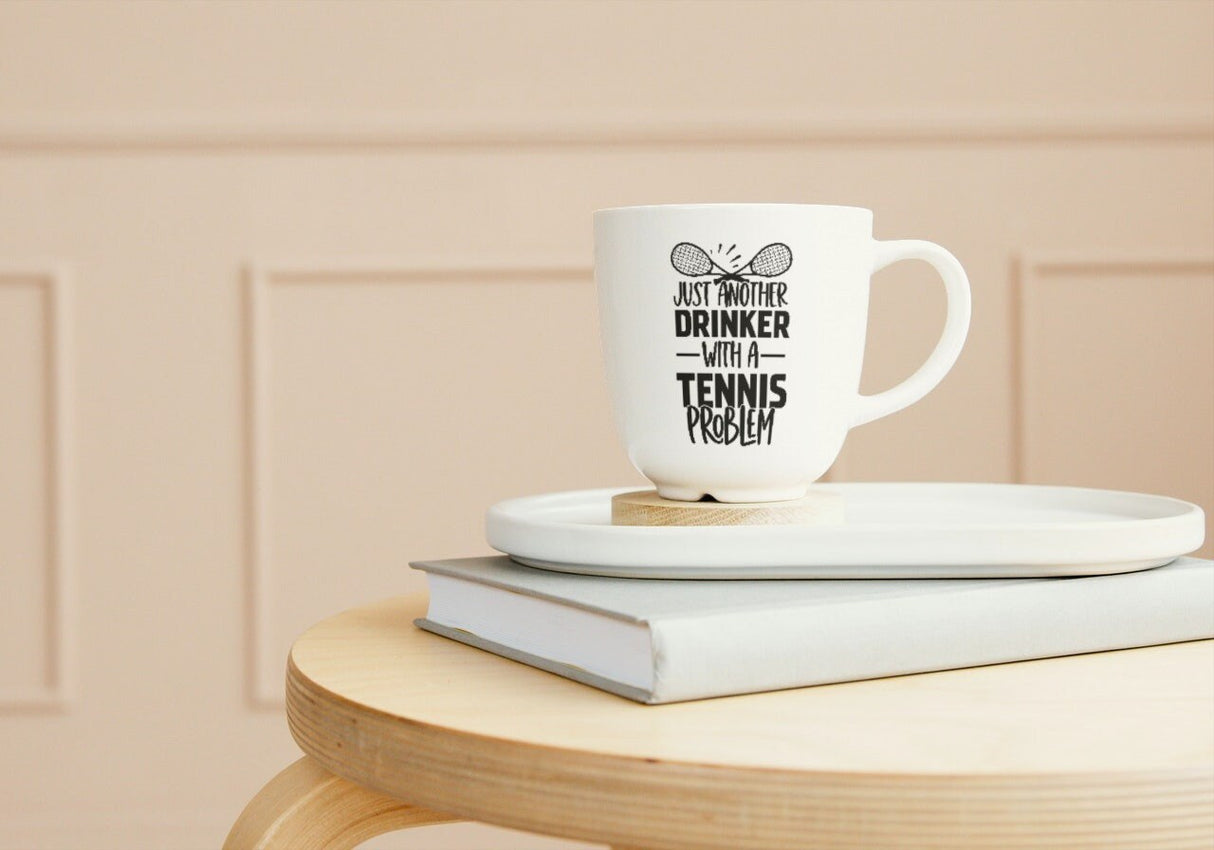 Another Drinker With A Tennis Problem SVG Cut File