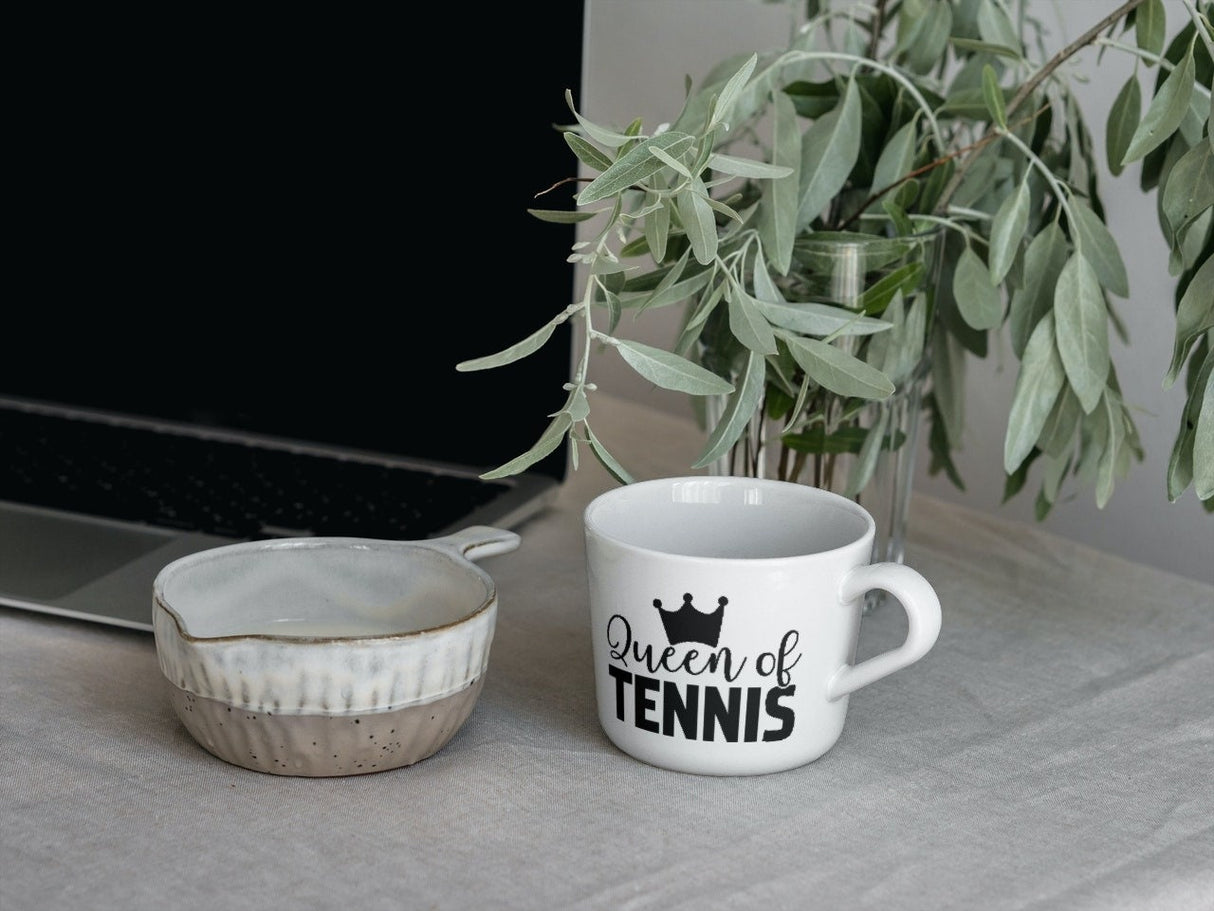 Queen of Tennis SVG Cut File