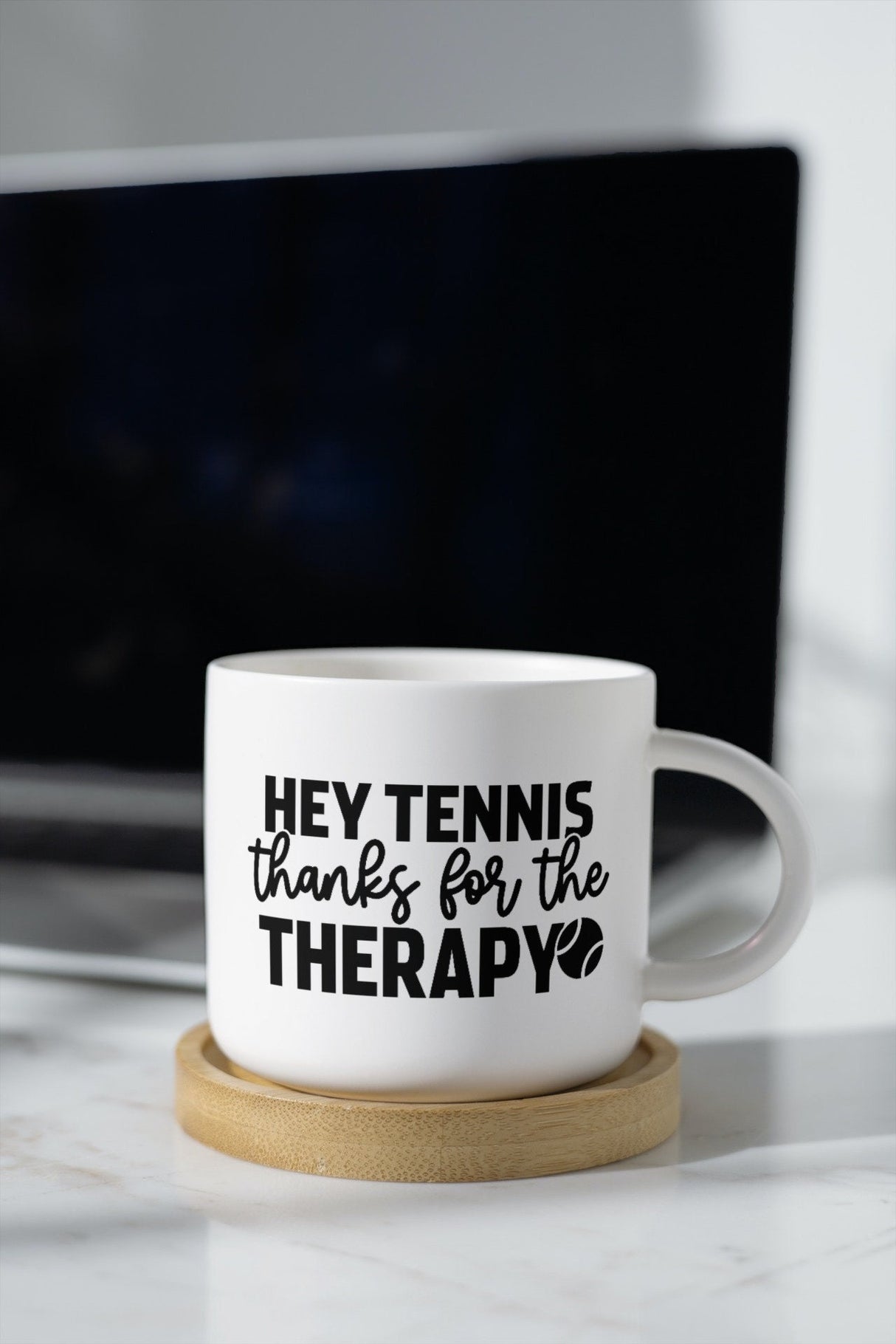 Hey Tennis thanks For The Therapy SVG Cut File