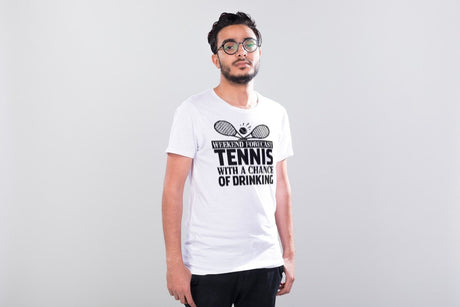 Weekend Forecast Tennis With A Chance of Drinking SVG Cut File