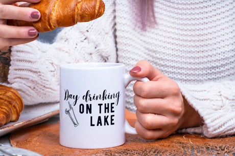 Day Drinking At The Lake SVG Cut File
