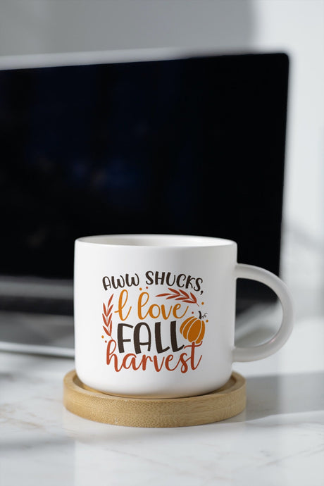 Aww shucks, I love fall harvest SVG Cut File