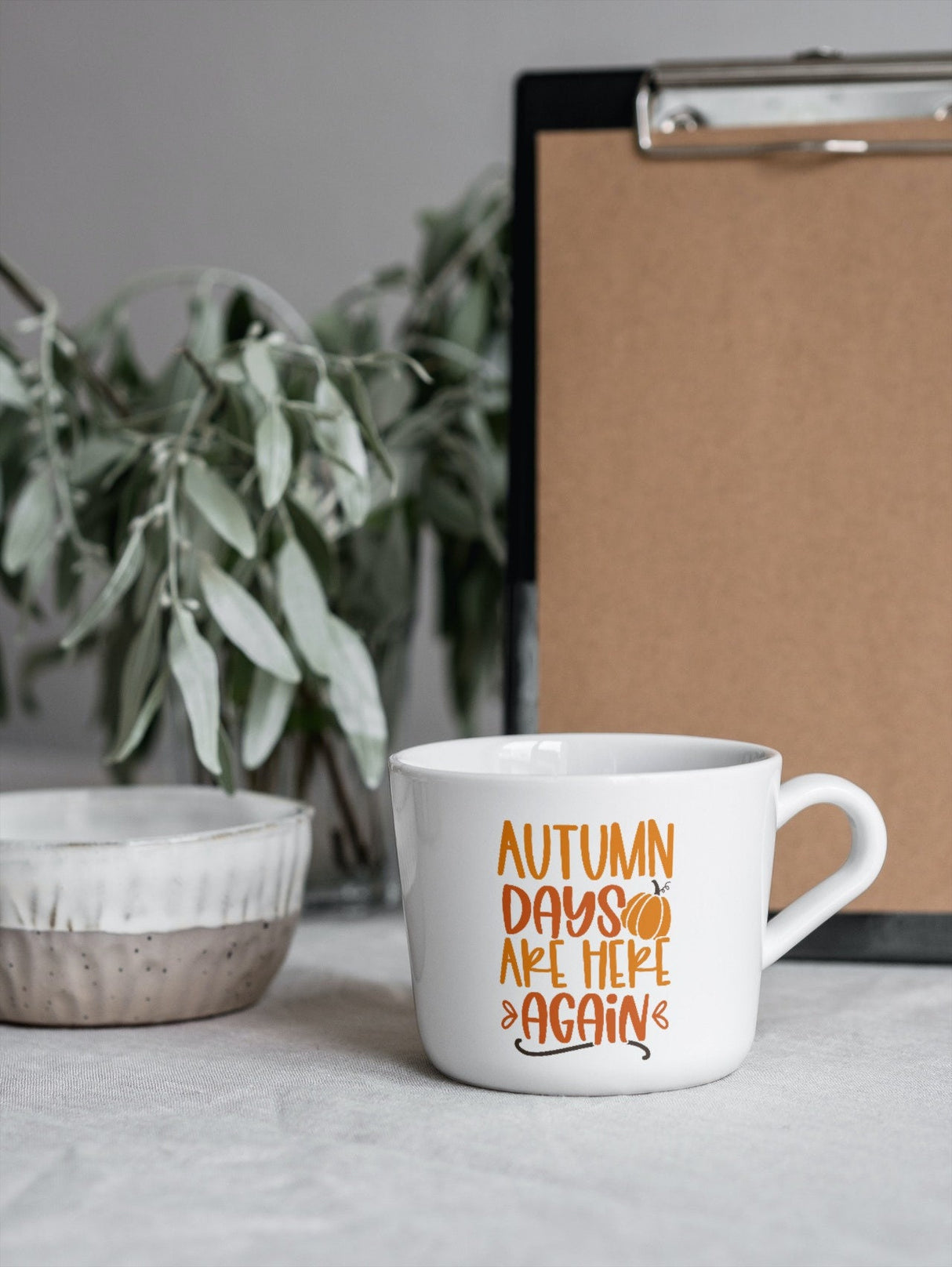 Autumn Days Are Here Again SVG Cut File