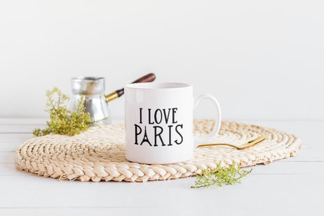 I Love Paris SVG Cut File