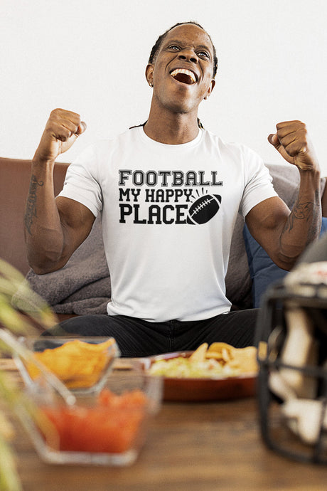 Football My Happy Place SVG Cut File