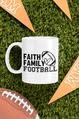 Faith Family Football SVG Cut File