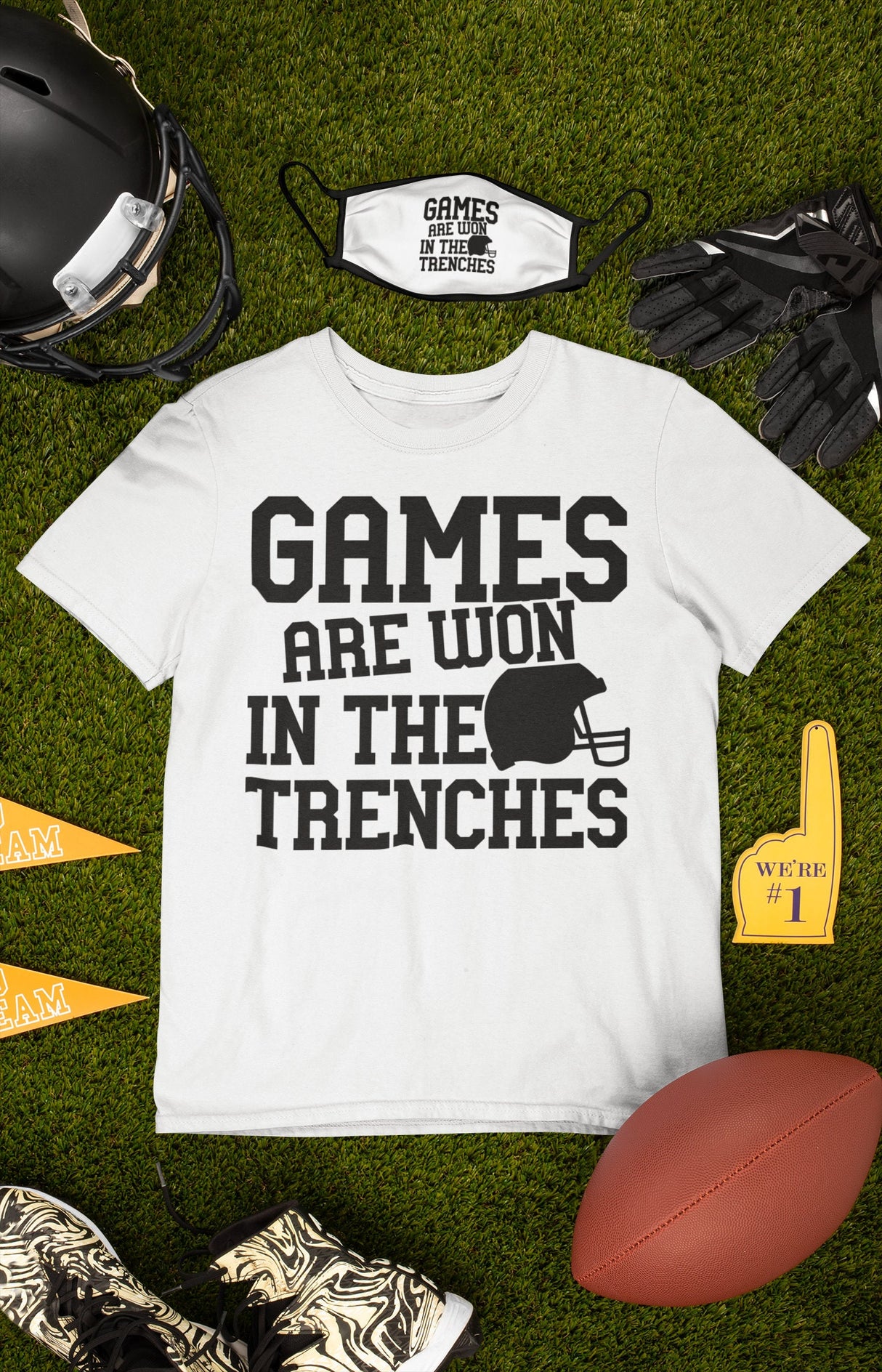 Games are won in the trenches SVG Cut File