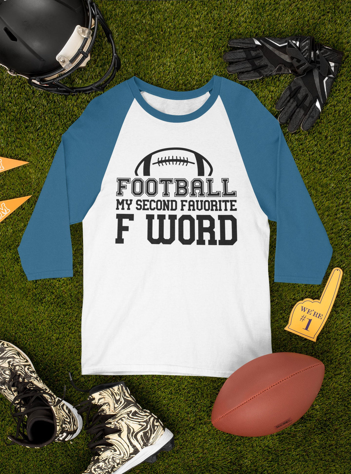 FOOTBALL  My second favorite F word SVG Cut File