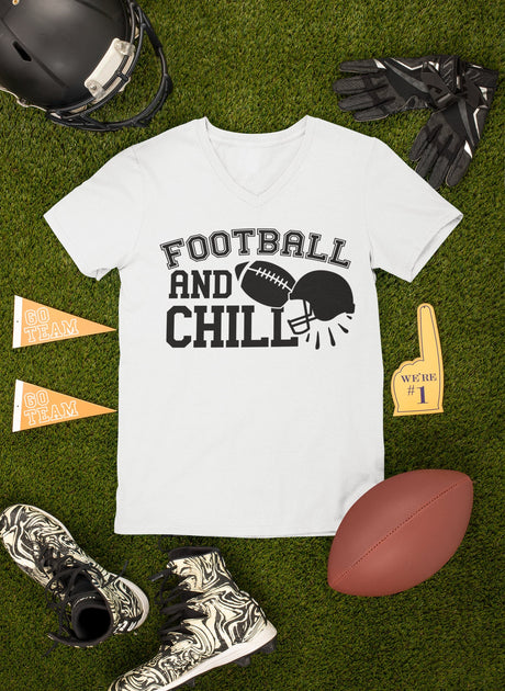 Football and Chill SVG Cut File