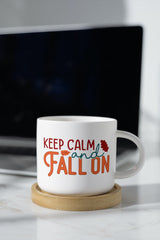 Keep calm and fall on SVG Cut File