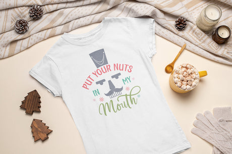 Put your nuts in my mouth - nutcracker SVG Cut File