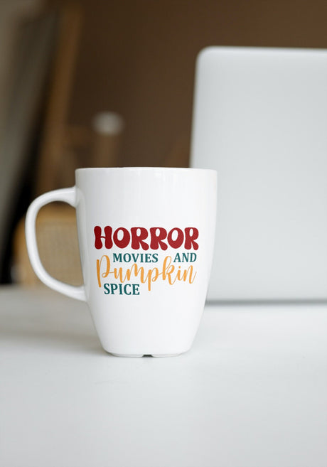 Horror Movies & Pumpkin Spice SVG Cut File