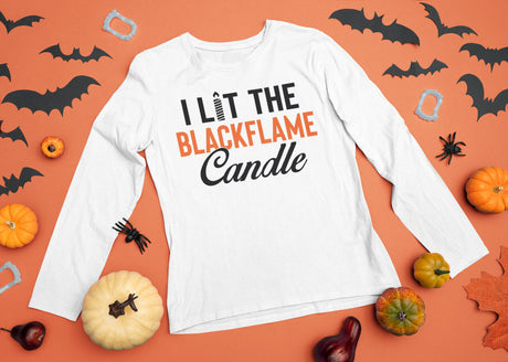 I lit the black flame candle SVG Cut File