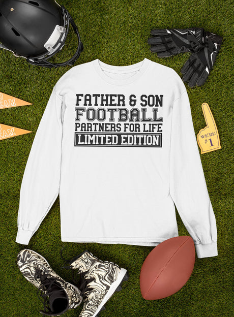 Father and Son FOOTBALL Partners for life SVG Cut File