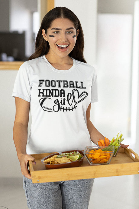 Football kinda girl SVG Cut File