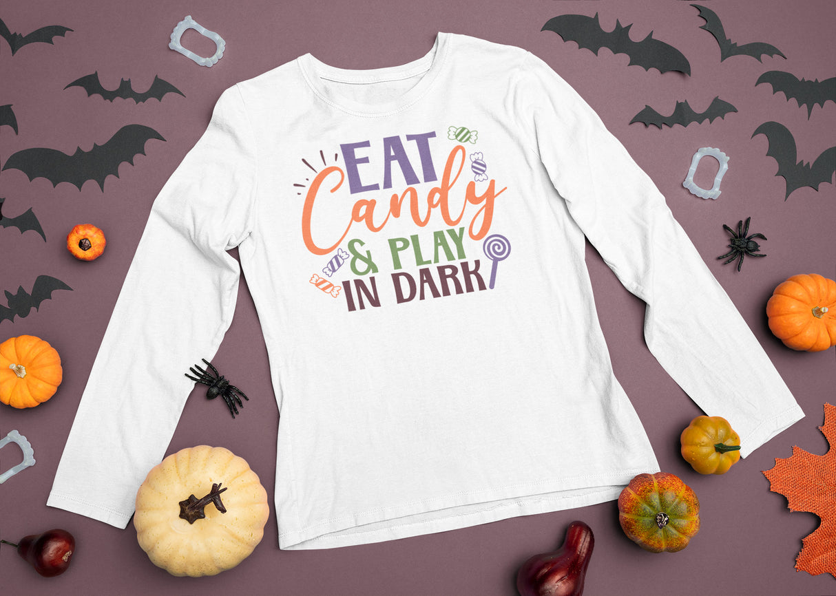 Eat candy & play in dark SVG Cut File