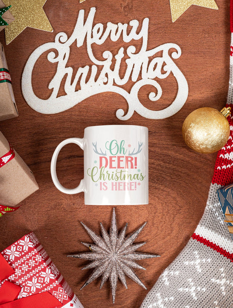 Oh, deer! Christmas is here! SVG Cut File