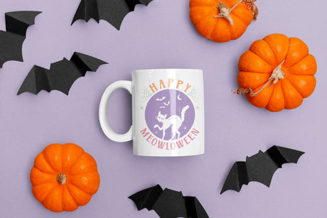 Happy Meowloween SVG Cut File