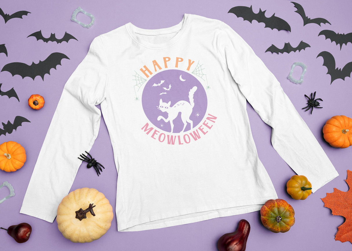 Happy Meowloween SVG Cut File