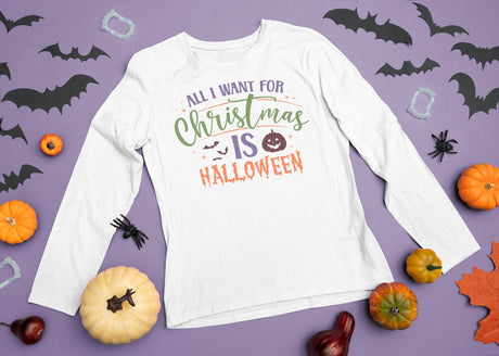 All I want for Christmas is Halloween SVG Cut File