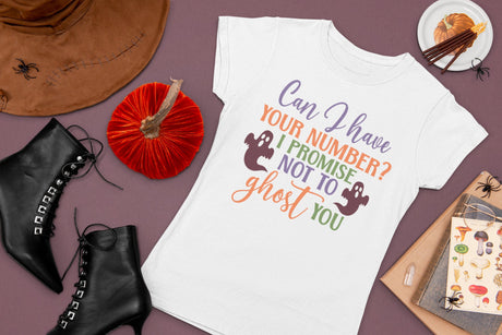Can I have your number? I promise not to ghost you SVG Cut File